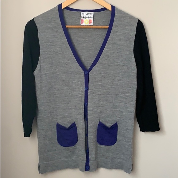 Clements Ribeiro Button Front Cardigan Size Small - Picture 1 of 6